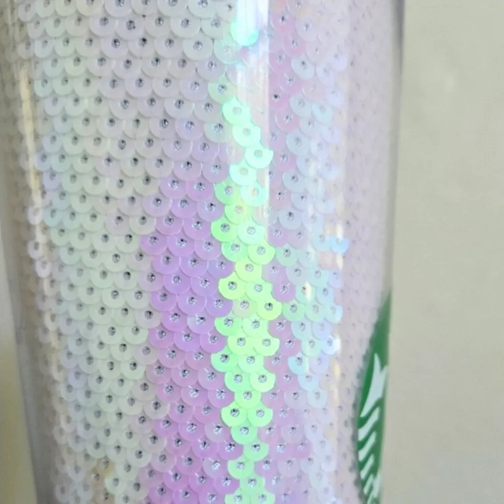 Starbucks Sequins Holographic Holiday Venti Cup Tumbler